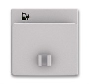 Плата центральная (накладка) для блока питания micro USB - 6474 U,серия Future/Axcent/Carat/Династия, цвет серебристый алюминий