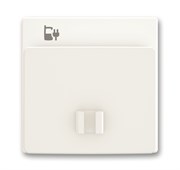 Плата центральная (накладка) для блока питания micro USB - 6474 U, серия Future/Axcent/Carat/Династия, цвет белый бархат