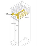 Перегородка горизонтальная 200x400мм ШхГ