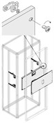 Комплект верт.XT2 4P FIX+RCD W=600мм