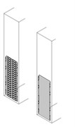 Перегородка боковая H=800мм D=700мм