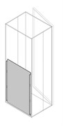 Перегородка верт.задн. H=800мм W=400мм