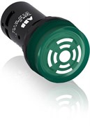 Зуммер CB1-600G с непрерывным сигналом, с подсветкой, зеленый, 24 В AC/DC