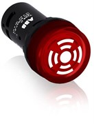 Зуммер CB1-610R с пульсирующим сигналом, с подсветкой, красный, 24 В AC/DC