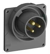 Вилка с прямым фланцем Easy&amp;Safe 216EBU1W,16A,2P+E,IP67,1ч