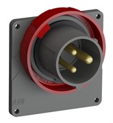 Вилка с прямым фланцем Easy&amp;Safe 216EBU9W,16A,2P+E,IP67,9ч