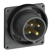 Вилка с прямым фланцем Easy&amp;Safe 316EBU5W,16A,3P+E,IP67,5ч