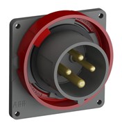 Вилка с прямым фланцем Easy&amp;Safe 316EBU6W,16A,3P+E,IP67,6ч