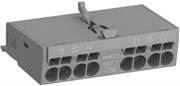 Контакты дополнительные HKF1-20K (2НО) фронтальные с втычными клеммами для авт.выключателей серии MS132..K