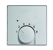 Плата центральная (накладка) для механизма терморегулятора  1099 UHK, серия Future/Axcent/Carat/Династия, цвет ссеребристый алюминий