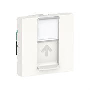 UNICA MODULAR розетка компьютерная, RJ45, одиночная, кат. 5е UTP, 2 модуля,белый