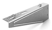 Кронштейн настенный для проволочного лотка безвинтовой 200 мм, толщ. 1,5 мм, Сендзимир цинк