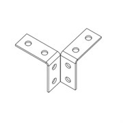 (ПОД ЗАКАЗ) Пластина угловая 3Д (горячий цинк)