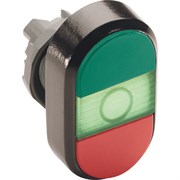 Кнопка двойная MPD4-11G (зеленая/красная) зеленая линза с тексто м (START/STOP)