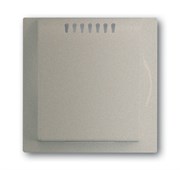 Плата центральная (накладка) для усилителя мощности светорегулятора 6594 U, KNX-ТР 6134/10 и цоколя 6930/01, серия impuls, цвет шамп