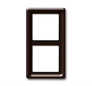 Рамка 2-постовая, серия Allwetter 44, цвет коричневый