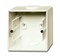 Коробка для открытого монтажа, 1-постовая серия Basic 55, цвет chalet-white - фото 110183