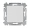 Выключатель одноклавишный ABB Levit серый / белый - фото 118447