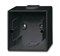 Коробка для открытого монтажа, 1-постовая, серия future, цвет чёрный бархат - фото 119522