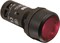 Кнопка с подсветкой CP1-11R-10 красная 24В AC/DC с плоской клавишей без фиксации 1НО - фото 120591