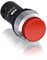 Кнопка CP3-30R-01 красная с выступающей клавишей без фиксации 1НЗ - фото 123751
