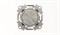 Механизм электронного поворотного светорегулятора для люминесцентных ламп 700 Вт, 0/1-10 В, 50 мА, серия SKY Moon, кольцо хром - фото 137812
