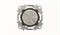 Механизм электронного поворотного светорегулятора для люминесцентных ламп 700 Вт, 0/1-10 В, 50 мА, серия SKY Moon, кольцо чёрное стекло - фото 137816