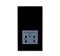 Розетка для электробритвы, 220/115 В, 20 ВА, серия Future/Axcent/Carat/Династия, цвет черный бархат - фото 144903