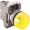 Корпус сигнальной лампы ML1-100Y желтый - фото 93026